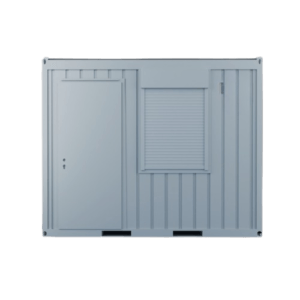 Bureau modulaire 10 pieds (1 porte, 1 fenêtre, isolation LV)