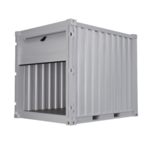 Container de stockage 10 pieds à porte sectionnelle